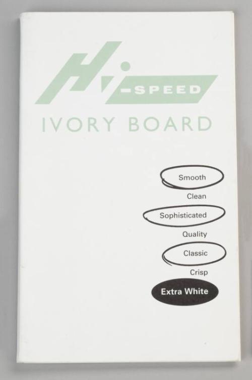 "Hi-speed Ivory Board" Booklet Of Samples