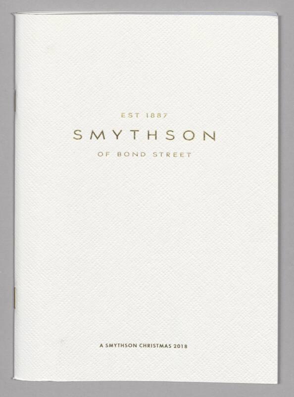 "Smythson of Bond Street A Smythson Christmas 2018" Sample Catalogue