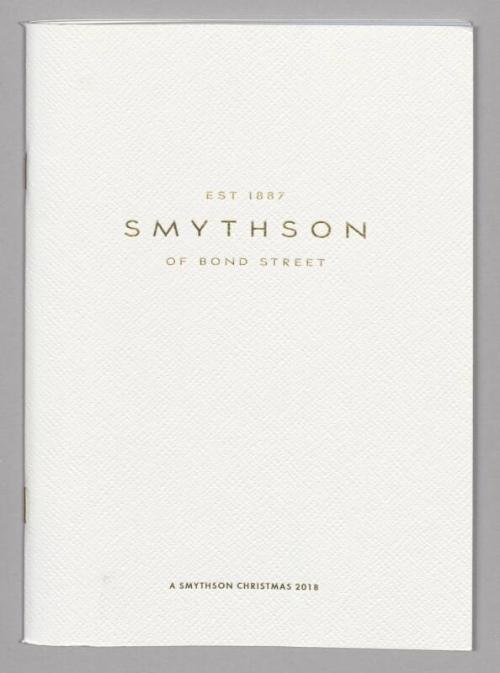 "Smythson of Bond Street A Smythson Christmas 2018" Sample Catalogue
