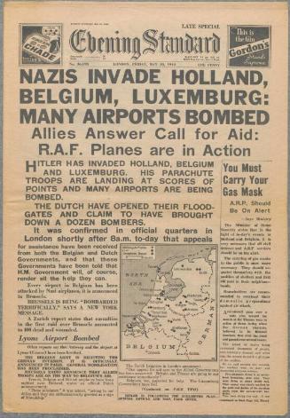 Evening Standard - 10 May 1940