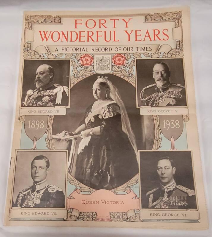 "40 Wonderful Years: A Pictorial Record of Our Times" Magazine