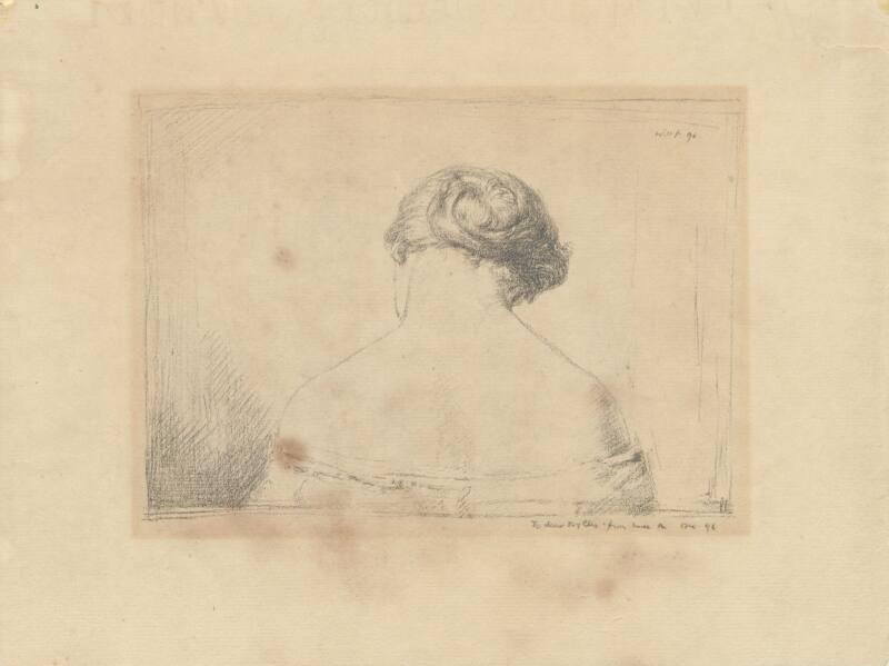 Study of a Figure - Back View