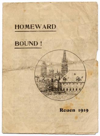 Leaflet Addressed To Those Going Home: "Homeward Bound"