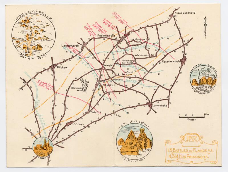 Wartime Card: Battlefields of Flanders