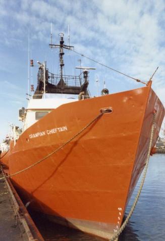 Colour Photograph Showing standby Vessel GRAMPIAN CHIEFTAIN In Aberdeen Harbour