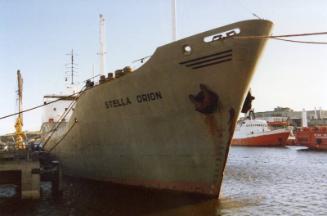 Colour Photograph Showing The Vessel 'stella Orion' In Aberdeen Harbour