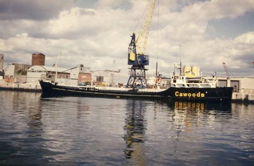 Colour Photograph Showing The Cargo Vessel 'craigmore' In Aberdeen Harbour