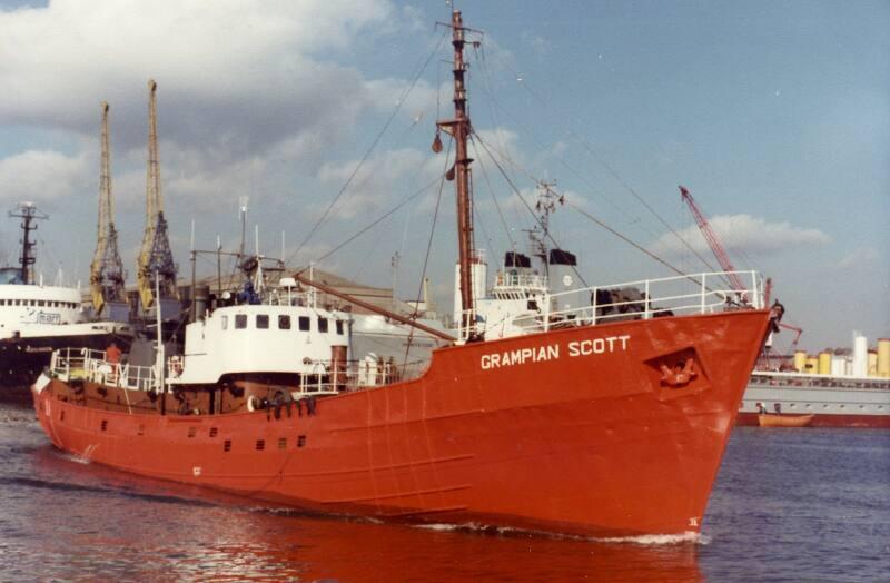 Colour Photograph Showing The Standby Vessel GRAMPIAN SCOTT