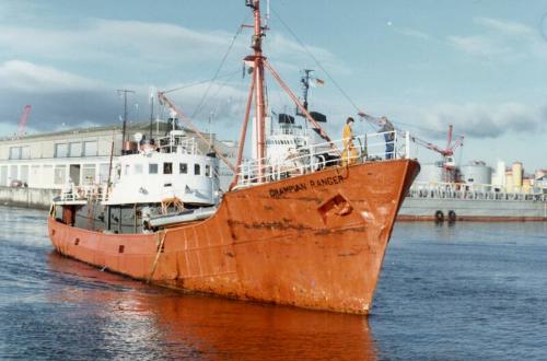 Colour Photograph Showing The Standby Vessel GRAMPIAN RANGER In Aberdeen Harbour