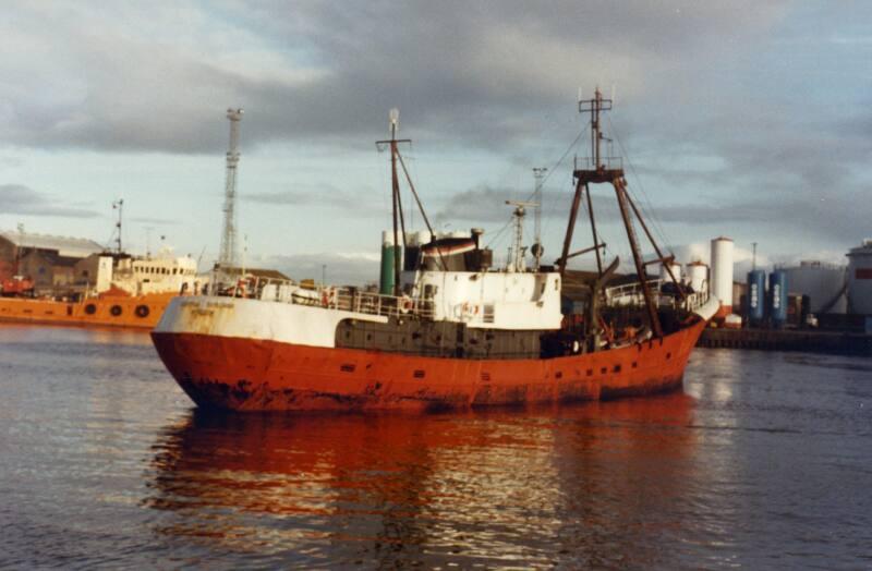 Colour Photograph Showing The Standby Vessel GRAMPIAN EXPLORER In Aberdeen Harbour