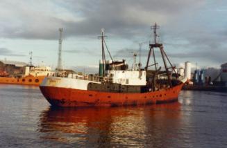 Colour Photograph Showing The Standby Vessel GRAMPIAN EXPLORER In Aberdeen Harbour