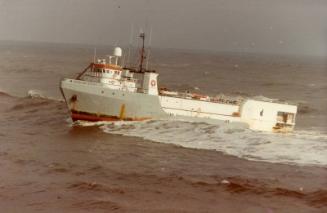 Colour Photograph Showing The Vessel ACADIAN SEARCHER  At Sea