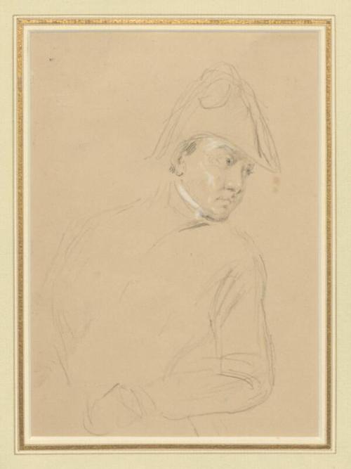 Half Figure of a Soldier