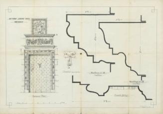 Drawings For The Doorway Of The Victoria Lodging House