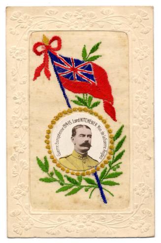 Embroidered Lord Kitchener Postcard