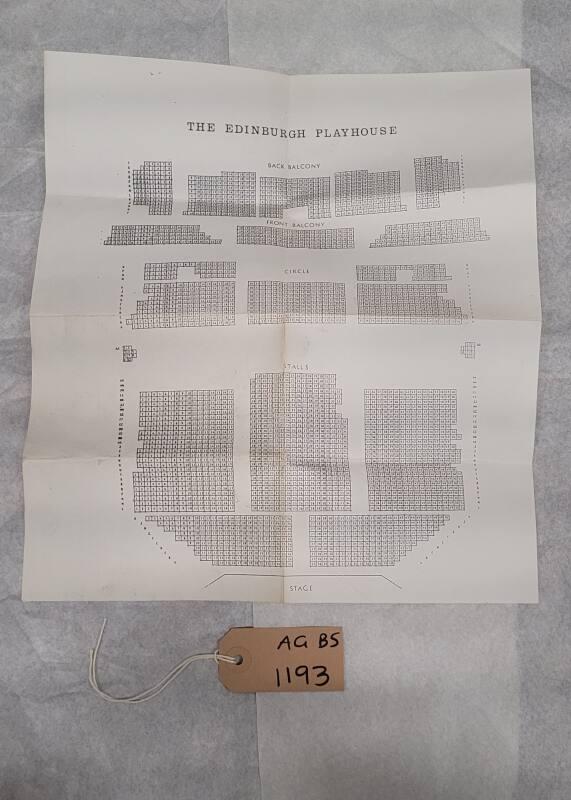 Edinburgh Playhouse Seating Plan