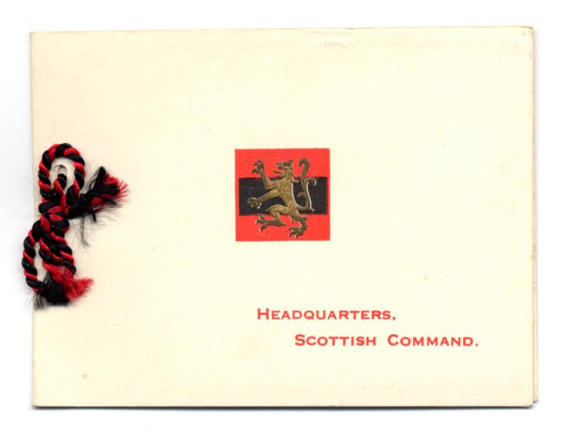Christmas Card - Headquarters, Scottish Command