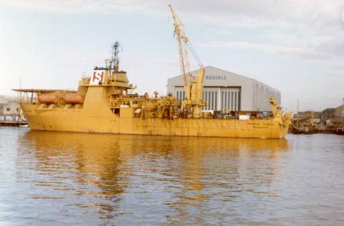 Colour Photograph Showing The Vessel 'Seaway Condor' In Aberdeen Harbour