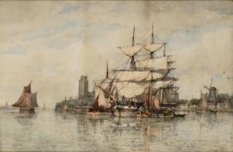 Boats on the Scheldt