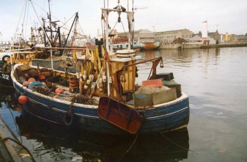 Colour Photograph Showing The Fishing Vessel 'loch Mar' In Aberdeen Harbour, After Sale