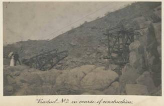 Viaduct No.2 in course of construction