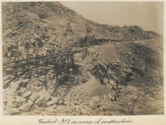 Viaduct No.2 in course of construction