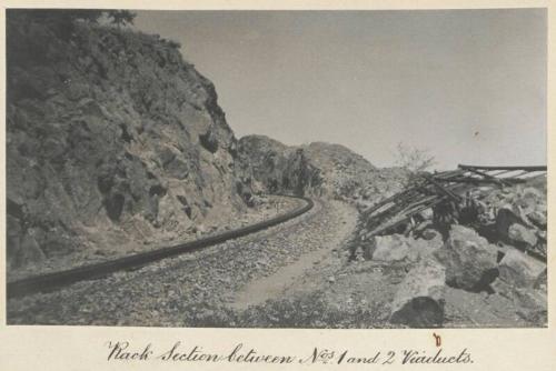 Rack Section between Nos 1 and 2 Viaducts