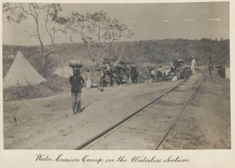 Water Carriers Camp on the Waterless Section