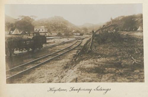 Keystone, Temporary Sidings