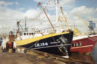 Colour Photograph Showing The Fishing Vessel 'valhalla Iv' In Aberdeen Harbour