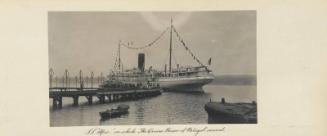 S.S. ‘Afric’ on which the Crown Prince of Portugal arrived