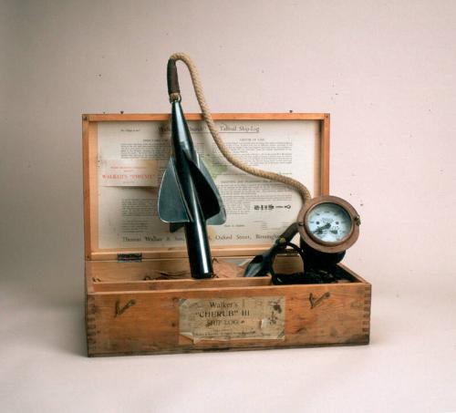 Walker's "Cherub Iii" Ship Log, Boxed