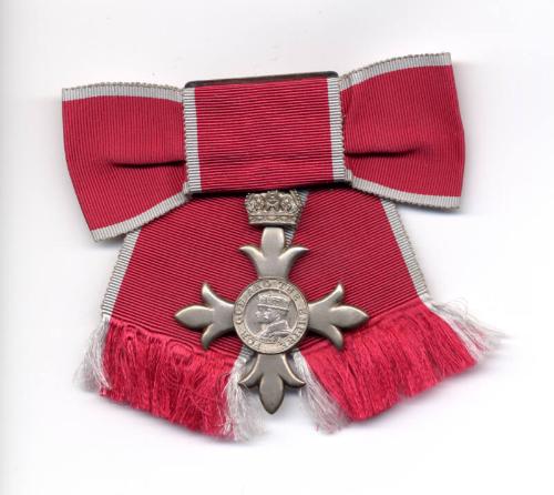 M.B.E. Medal and Case