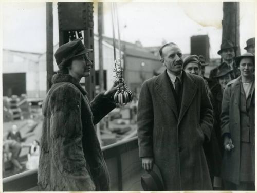 Launch party for the trawler Godetia