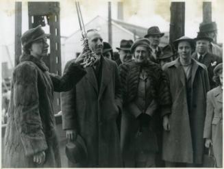 Launch party for the trawler Godetia