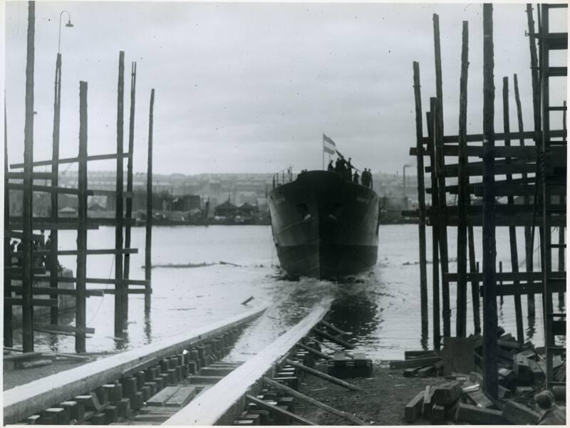 Launch of the trawler Godetia