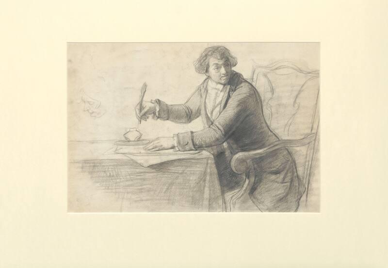 Study of a Man Writing