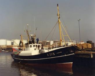 Colour photograph showing the fishing vessel Jasirene