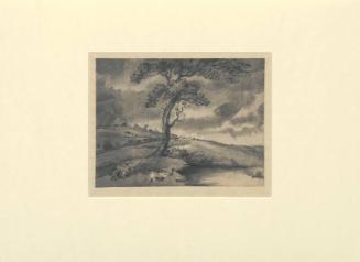 Landscape with Tree and Pond