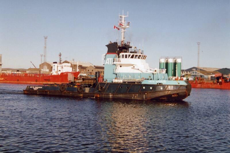 Colour Photograph Showing The Vessel 'arctic Nanabush' In Aberdeen Harbour