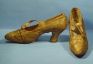 Gold Evening Shoes