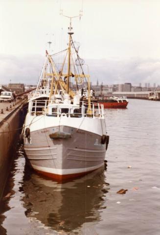 Colour Photograph Showing The Aberdeen Registered Trawler 'bahati' In Aberdeen Harbour