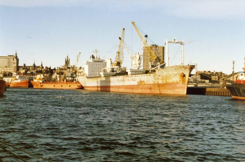 Colour Photograph Showing The Vessel 'sea Harvest' In Aberdeen Harbour