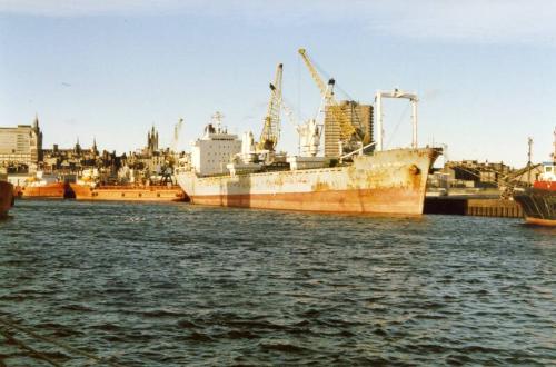 Colour Photograph Showing The Vessel 'sea Harvest' In Aberdeen Harbour