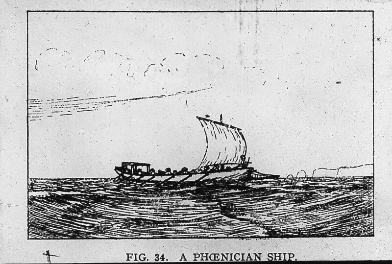 Fig. 34 A Phoenician ship