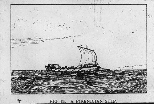 Fig. 34 A Phoenician ship