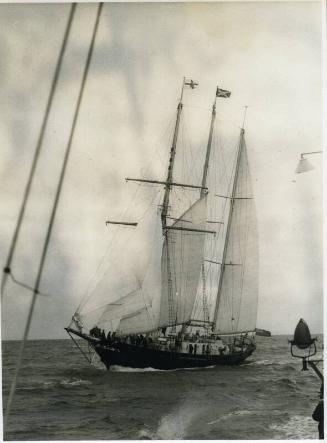 Photograph showing the sail training vessel Malcolm Miller