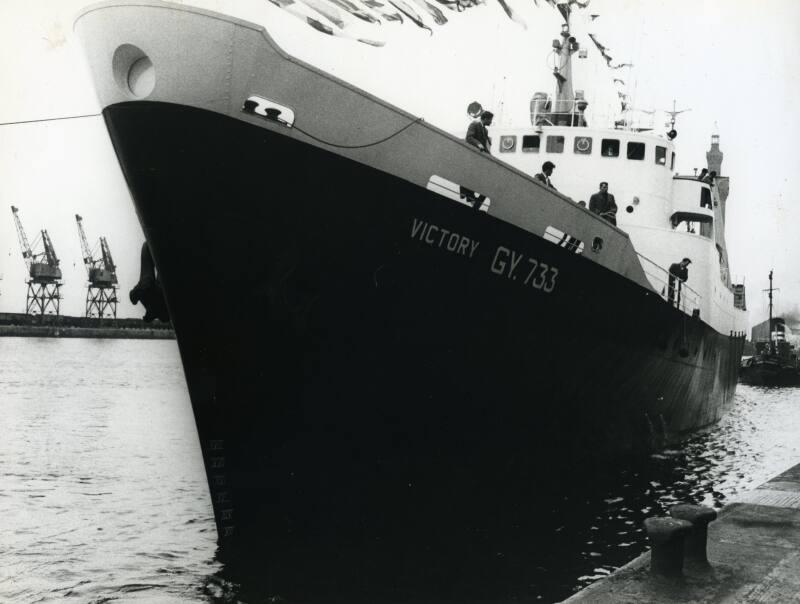 Photograph showing the trawler Victory