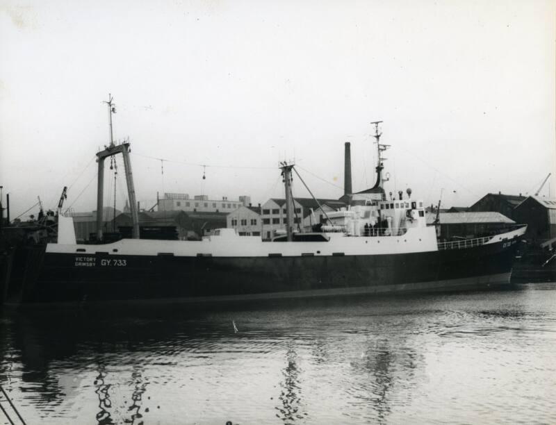 Photograph showing the trawler Victory