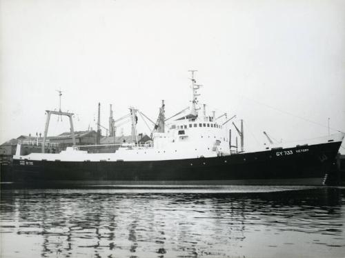 Photograph showing the trawler Victory